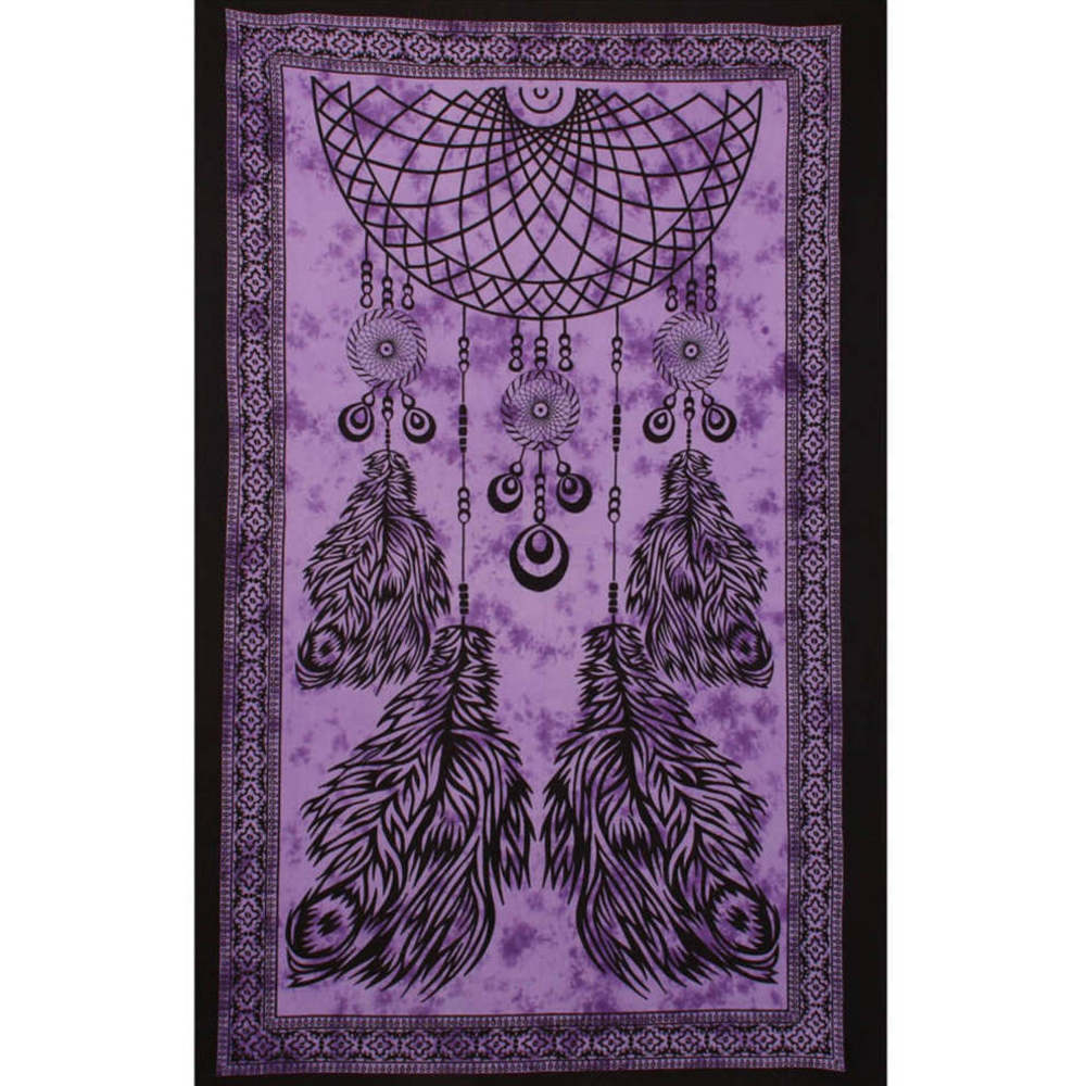 Purple Dreamcatcher Tapestry by Zest For Life